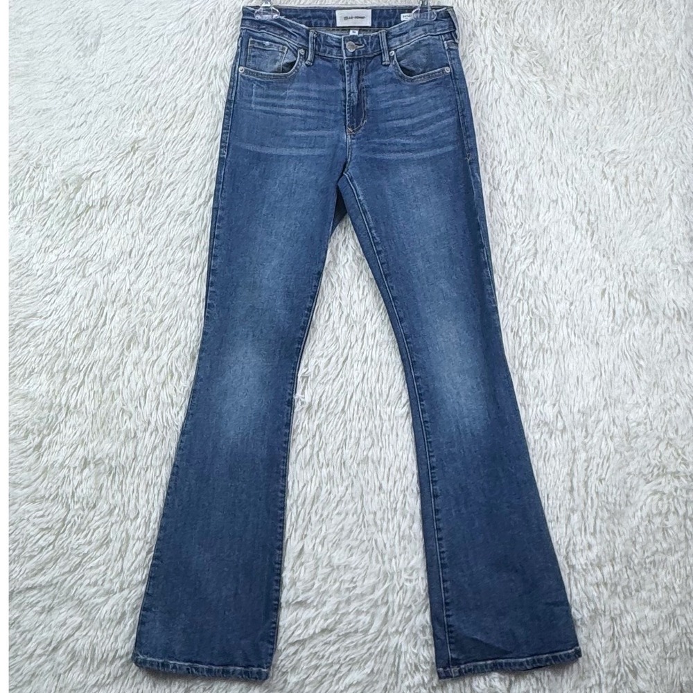 Dear John Rosa High Rise Flare Jeans Size 26 Medium Wash Stretch Denim